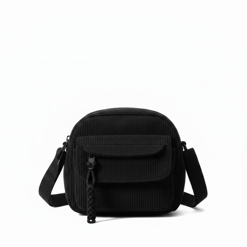 Sac noir style kaki