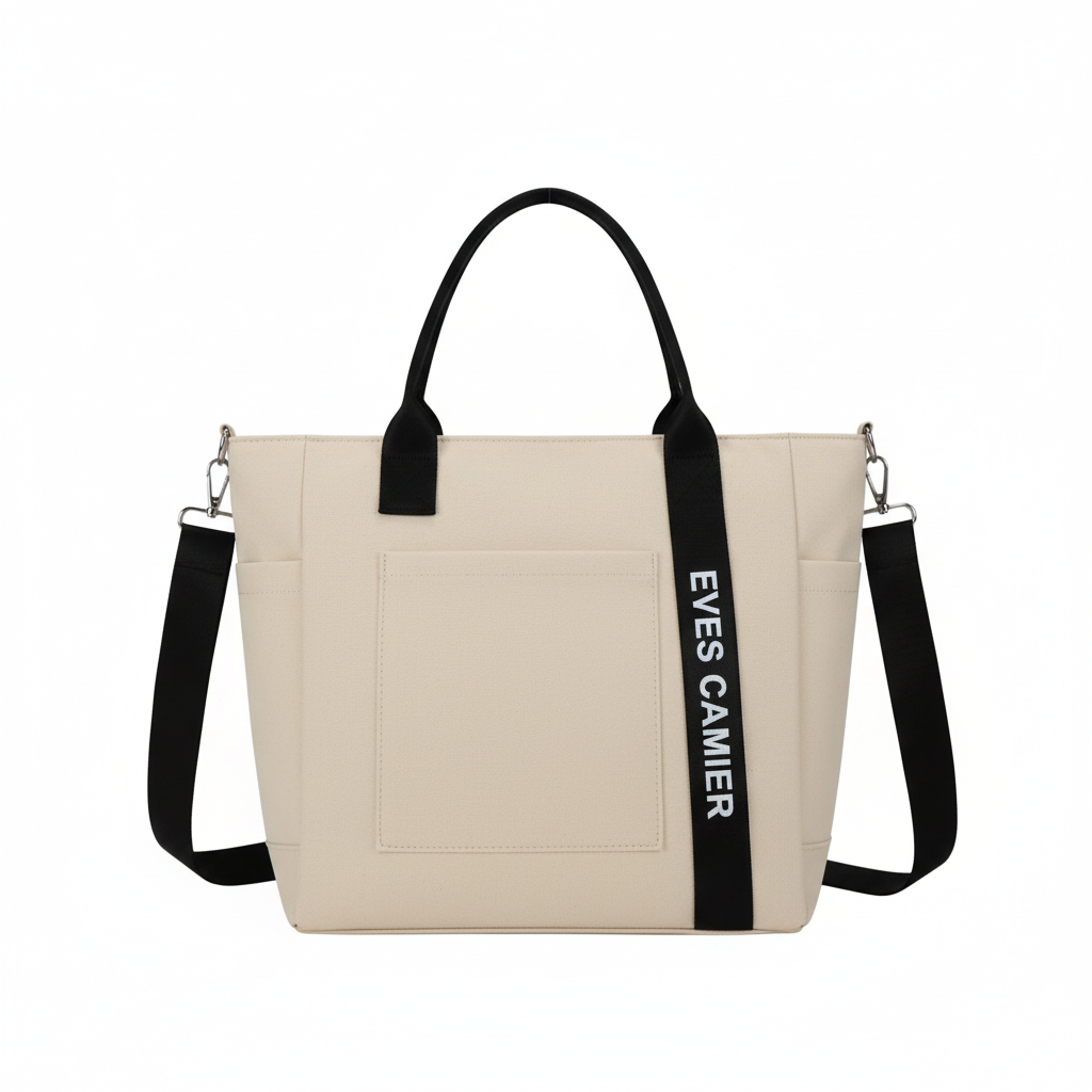 Sac tote beige clair