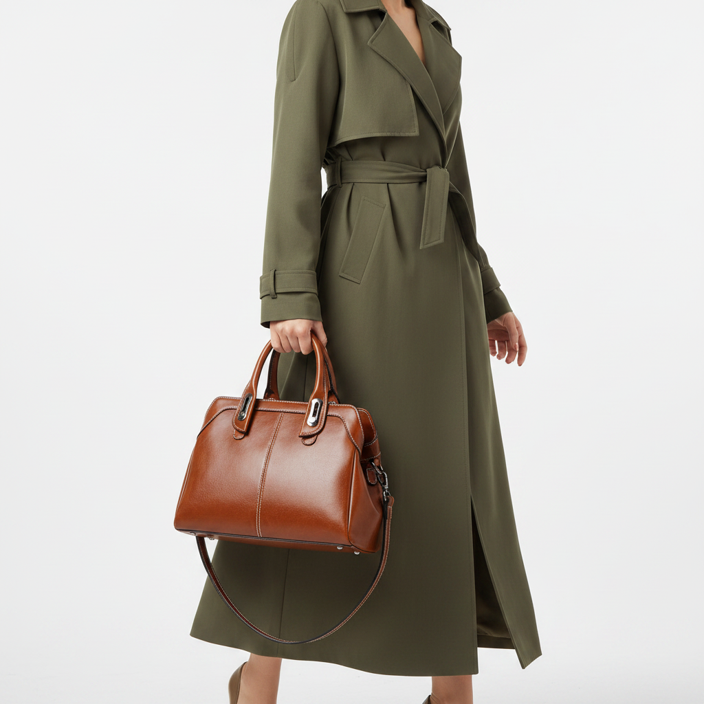Studio trench kaki