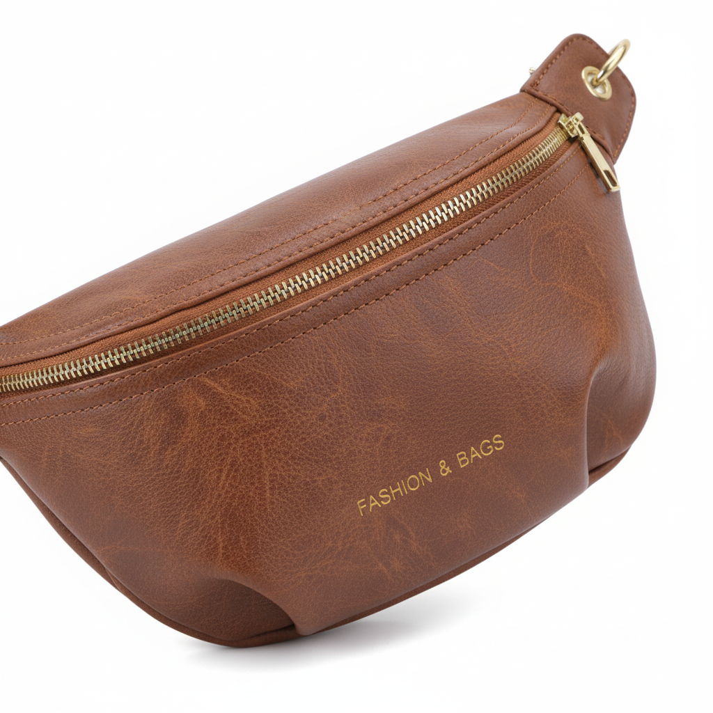 Zoom détail cuir - Marron